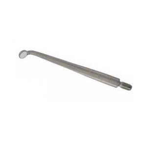 Kohler 3mm Rhodium Micro Mouth Mirror with Simple Stem Threads (6412)
