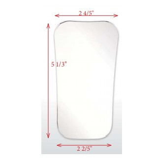 Plasdent Adult Long Single-Sided Stainless Steel Occlusal Photography Mirror