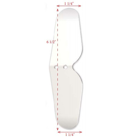 Plasdent Lingual Angled Single-Sided Stainless Steel Photography Mirror