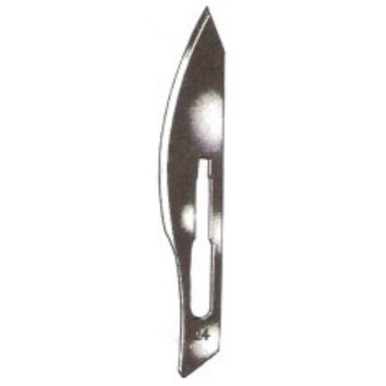 Feather #24 Sterile Stainless Steel Surgical Blades - 100/Box