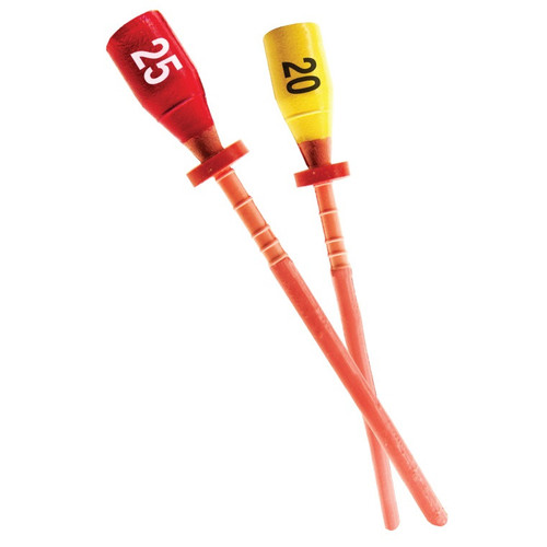 PacDent PacFile™ GPC Obturator, Gutter Percha Carrier 5 x #30 GPC Obturators + 1 x #30 Verifier