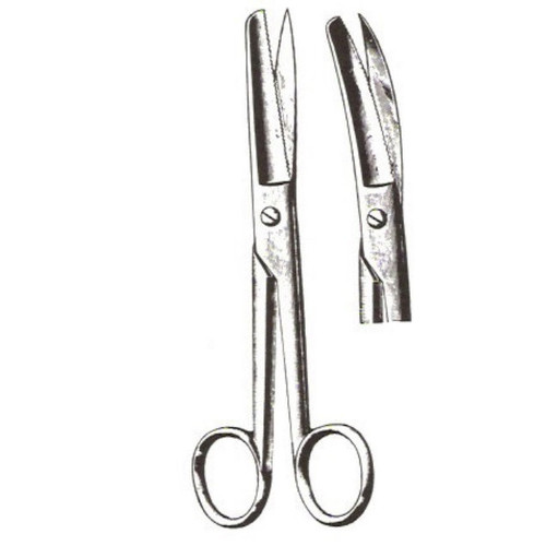 Moleskin and Felt Curved Scissors with Sharp/Blunt Points - 19.1cm
