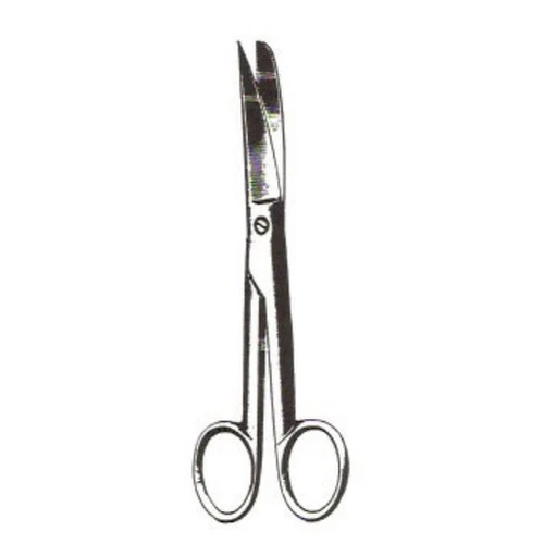 Curved Utility Scissors with Sharp/Blunt Points - 16cm