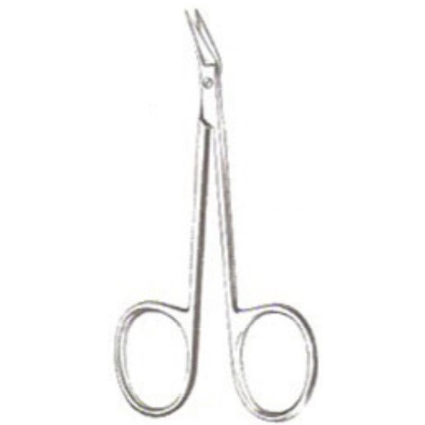 Angled Wilmer Conjunctional and Utility Scissors - 10.2cm