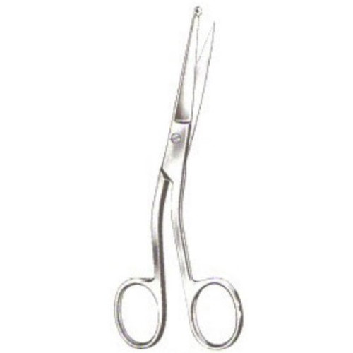 Angled Knowles Bandage Scissors with Serrated Blade - 14cm