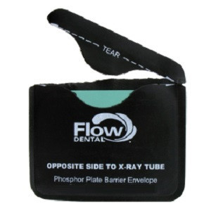 Flow Dental Size 1 Safe 'n' Sure Econo™ Barrier Envelopes for PSP Plates - 300/Box