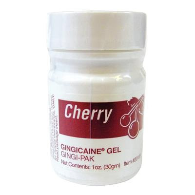 Pac-Dent Gingicaine® Bing Cherry Gel in 1 oz. Bottle