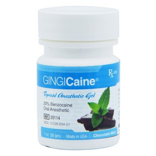 Pac-Dent Gingicaine® Mint Julep in 1 oz. Bottle - 6/Pack