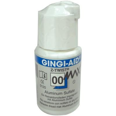 Gingi-Pak #00 Very Thin Gingi-Aid Z-Twist Weave Braided Medicated Retraction Cord with Aluminum Sulfate - 274cm (12170M)