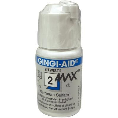 Gingi-Pak #2 Medium Gingi-Aid Z-Twist Weave Braided Medicated Retraction Cord with Aluminum Sulfate - 274cm (12172M)