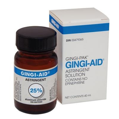 Gingi-Aid® Astringent Solution with 25% Aluminum Chloride in 40mL Bottle (12115)
