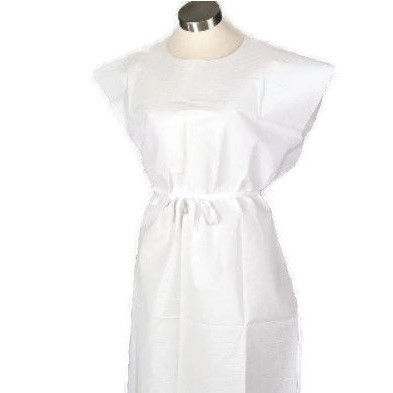 IMCO 30" x 42" White 3-Ply Patient Exam Gown (1710846-IMC)