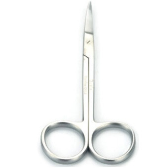 Quala Iris Curved Stainless Steel Scissors (QS18)