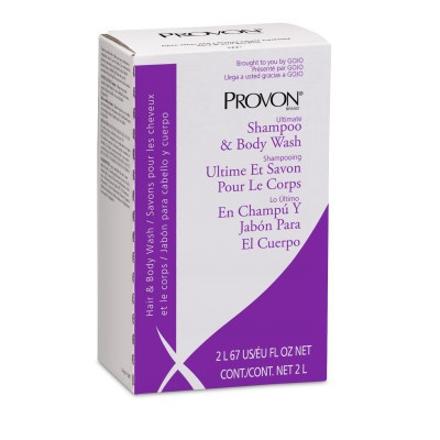 Provon® Ultimate Shampoo & Body Wash in 2,000mL Bags - 4/Case