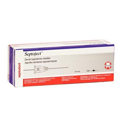 Septodont 30G X-Short Septoject® Dental Needle with Purple Plastic Hub (01N1300)
