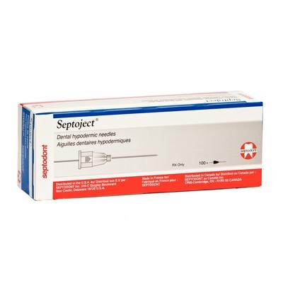 Septodont 30G Short Septoject® Dental Needle with Blue Plastic Hub (01N1301)
