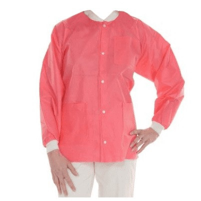 ValuMax 5X-Large Coral Pink Hip Length Extra-Safe™Jacket - 10/Pack
