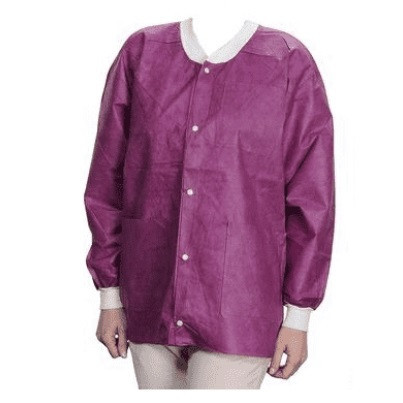 ValuMax X-Small Cranberry Hip Length Extra-Safe™Jacket - 10/Pack