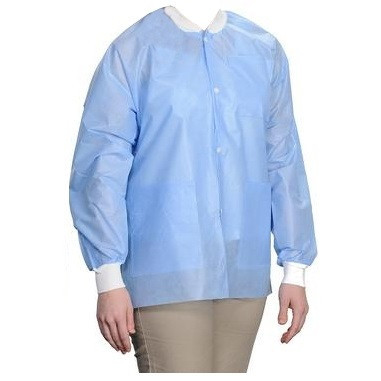 ValuMax X-Small Medical Blue Hip Length Extra-Safe™Jacket - 10/Pack