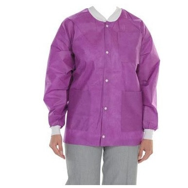 ValuMax X-Small Plum Hip Length Extra-Safe™Jacket - 10/Pack