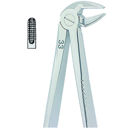 Kohler #33 English Pattern Medium-Size Extraction Forceps with Non-Slip Beaks (1294)