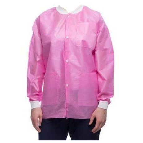 ValuMax Large Raspberry Easy-Breathe Jacket - 10/Pack