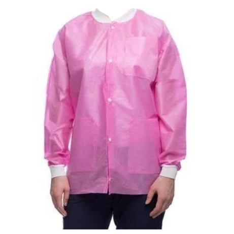 ValuMax X-Large Raspberry Easy-Breathe Jacket - 10/Pack