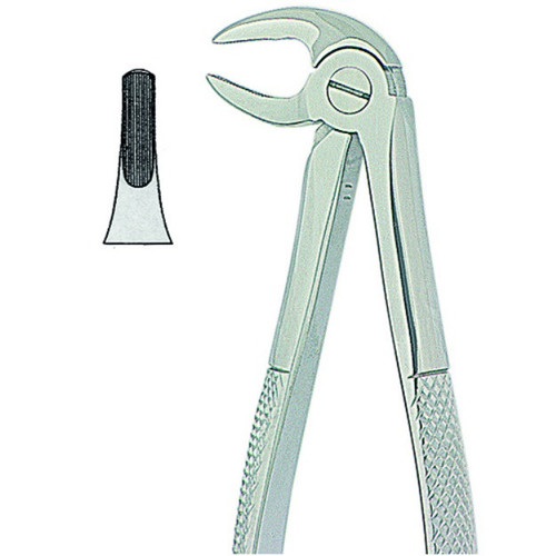 Kohler #13A English Pattern Profile Handle Extraction Forceps with Non-Slip Beaks (2083)