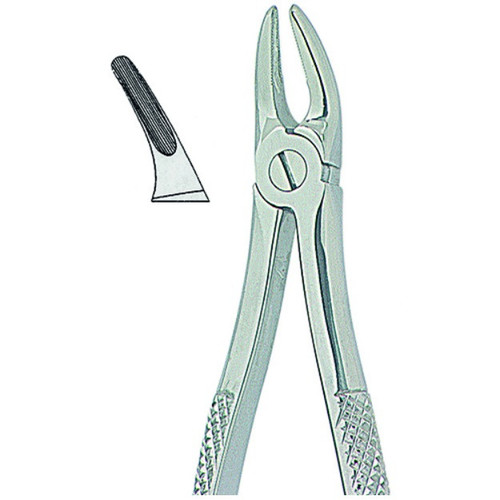 Kohler #30 English Pattern Extraction Forceps with Profile Handle and Groved Beaks (2017)