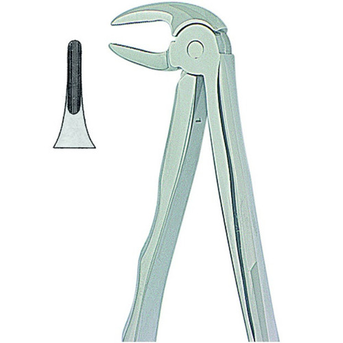 Kohler #33 English Pattern Extraction Forceps with Profile Handle & Non-Slip Beaks (2089)