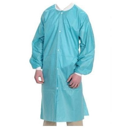 Valumax X-Small Teal Easy-Breathe Lab Coat - 10/Pack