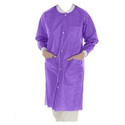 Valumax X-Large Deep Purple Extra-Safe Lab Coat - 10/Pack