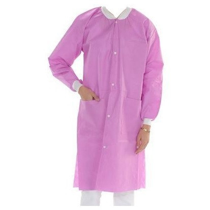 Valumax Large Lavender Extra-Safe Lab Coat - 10/Pack
