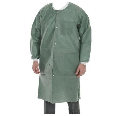 Valumax 2XL Olive Extra-Safe Lab Coat - 10/Pack