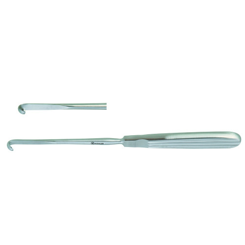 Kohler 7mm Angled Obwegeser Periosteal Elevator - 17.5cm