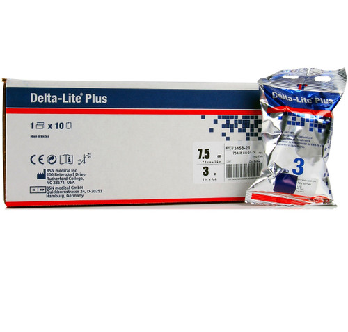 BSN Medical Delta-Lite® Plus Deep Blue 3" x 12' Cast Tape - 10 Rolls/Box