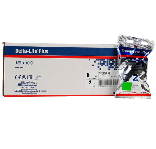 BSN Medical Delta-Lite® Plus Green 2" x 12' Cast Tape - 10 Rolls/Box