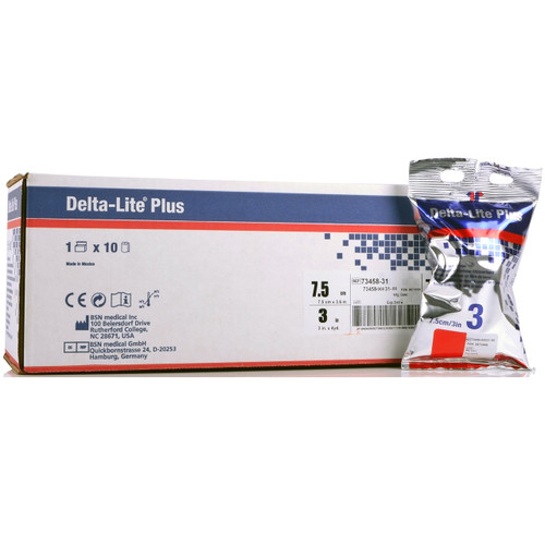 BSN Medical Delta-Lite® Plus Red 3" x 12' Cast Tape - 10 Rolls/Box