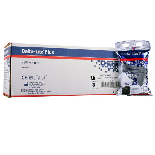 BSN Medical Delta-Lite® Plus Black 3" x 12' Cast Tape - 10 Rolls/Box
