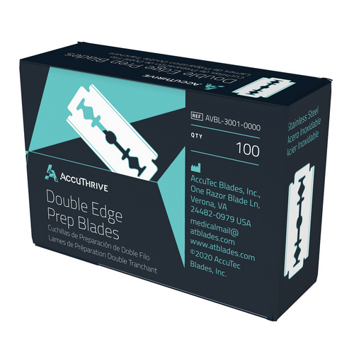 AccuTec AccuThrive Double Edge Prep Blade (AVBL-3001-0000)