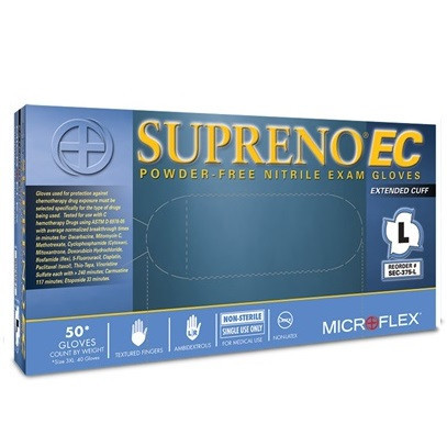 Microflex® X-Small Supreno® EC Powder-Free Nitrile Exam Gloves