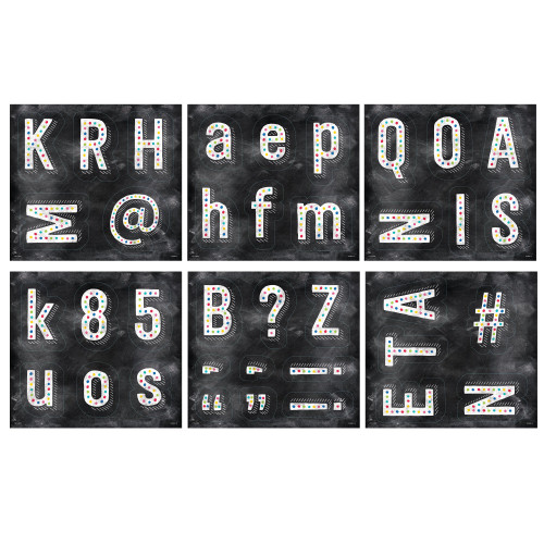 Chalk It Up! Colorful Chalk Designer Letters
