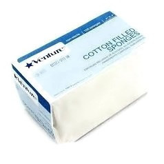 Tidi 4" x 4" 8-Ply Cotton-Filled Sponges (908224)