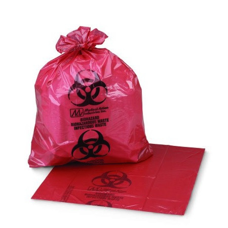 McKesson 24" x 24" Red Infectious Waste Bag (03-4550)