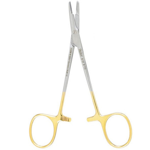 Olsen-Hegar TC Needle Holder with Smooth Jaws - 12.1cm