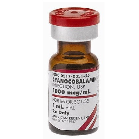 Cyanocobalamin Injection in 1mL Vial - 25/Box (00517003125)