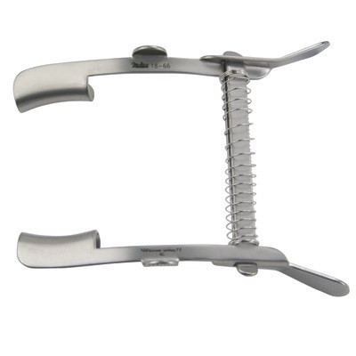 Miltex Mellinger Self-Retaining Eye Speculum with Solid Blades- 7cm