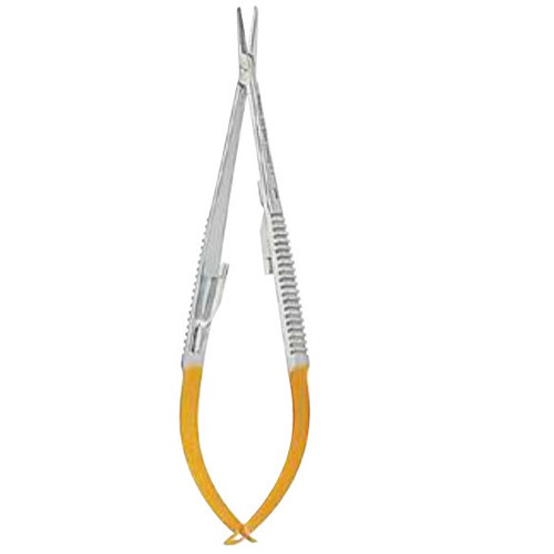 Kohler Straight Castroviejo TC Needle Holder with Flat Handles (4061)