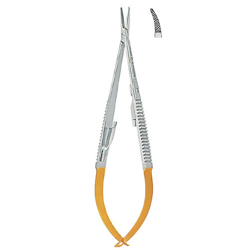 Kohler Curved Castroviejo TC Needle Holder (4062)