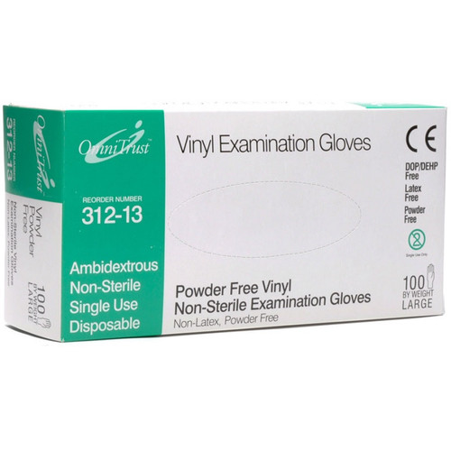 Omni Small OmniTrust™  Powder-Free Vinyl Exam Gloves